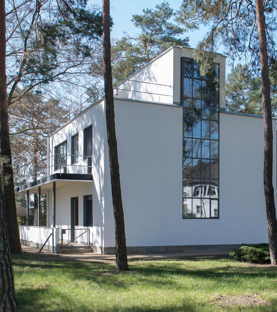 Rekonstruiertes Meisterhaus von Wassily Kandisky und Paul Klee in Dessau-Roßlau