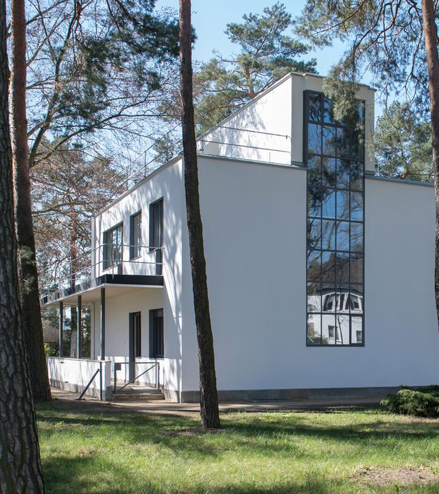 Rekonstruiertes Meisterhaus von Wassily Kandisky und Paul Klee in Dessau-Roßlau