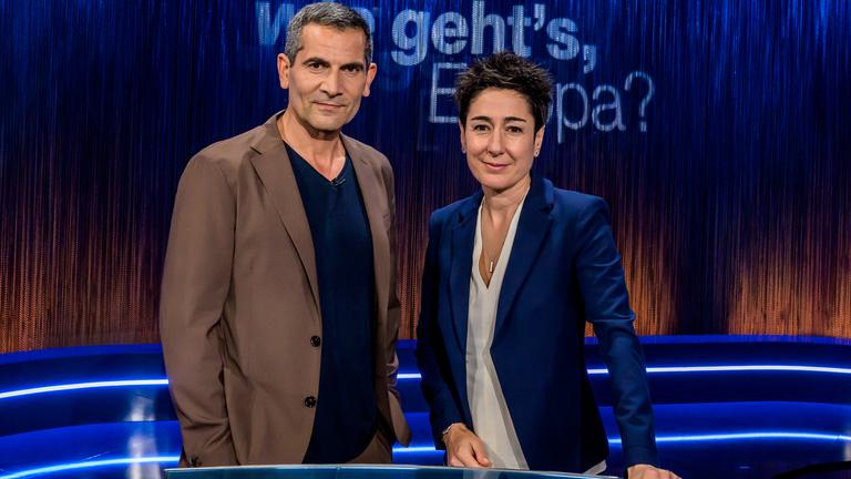 Mitri Sirin und Dunja Hayali