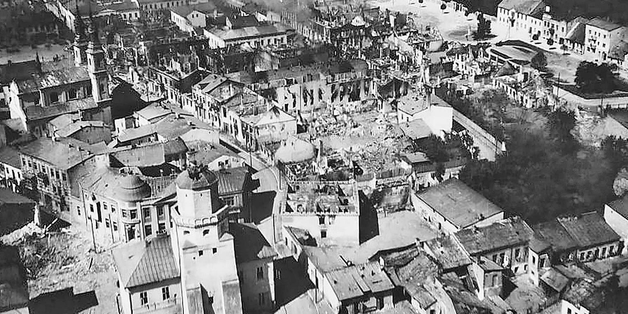 Archiv: Wielun liegt in Trümmern, am 01.09.1939