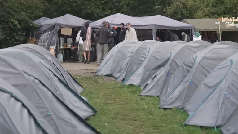 Camping auf dem Oktoberfest 2025