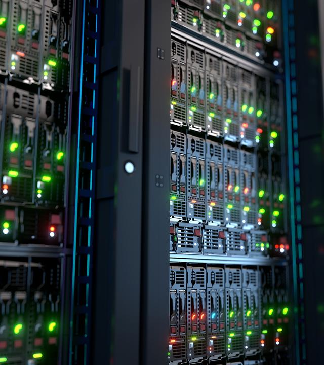 Server mit einem Rechenzentrum
