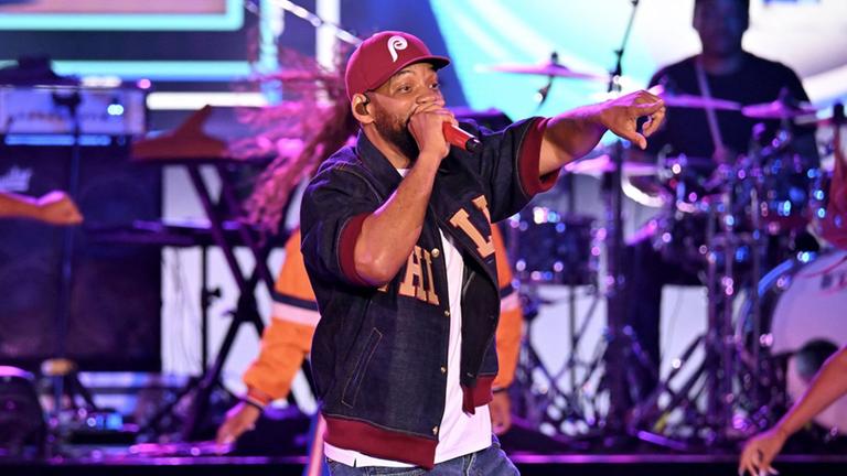 Der US-amerikanische Schauspieler und Sänger Will Smith bei einem Auftritt.