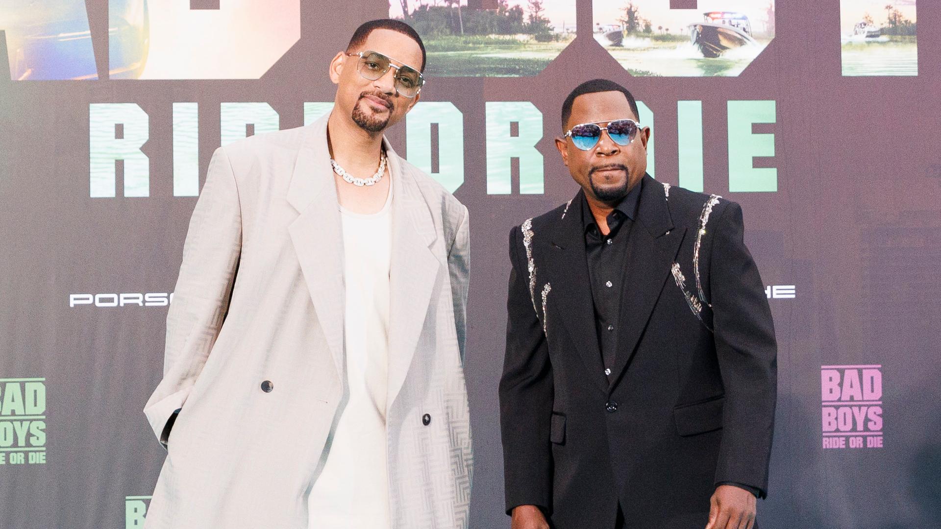 Will Smith und Martin Lawrence bei der Europa-Premiere von "Bad Boys: Ride Or Die" in Berlin