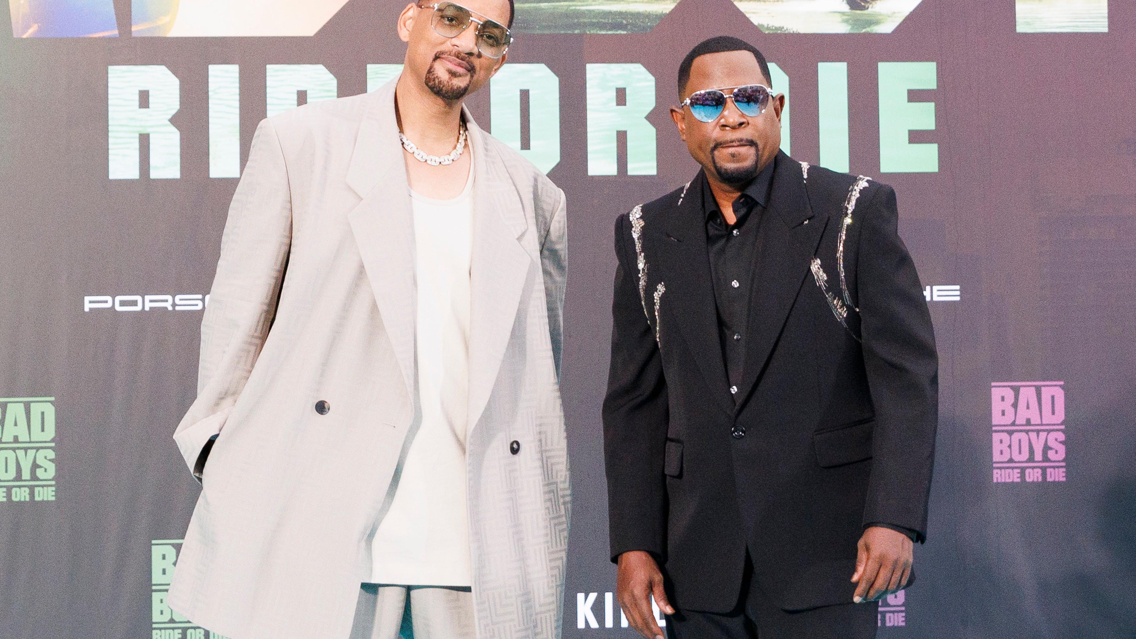 Will Smith und Martin Lawrence bei der Europa-Premiere von "Bad Boys: Ride Or Die" in Berlin
