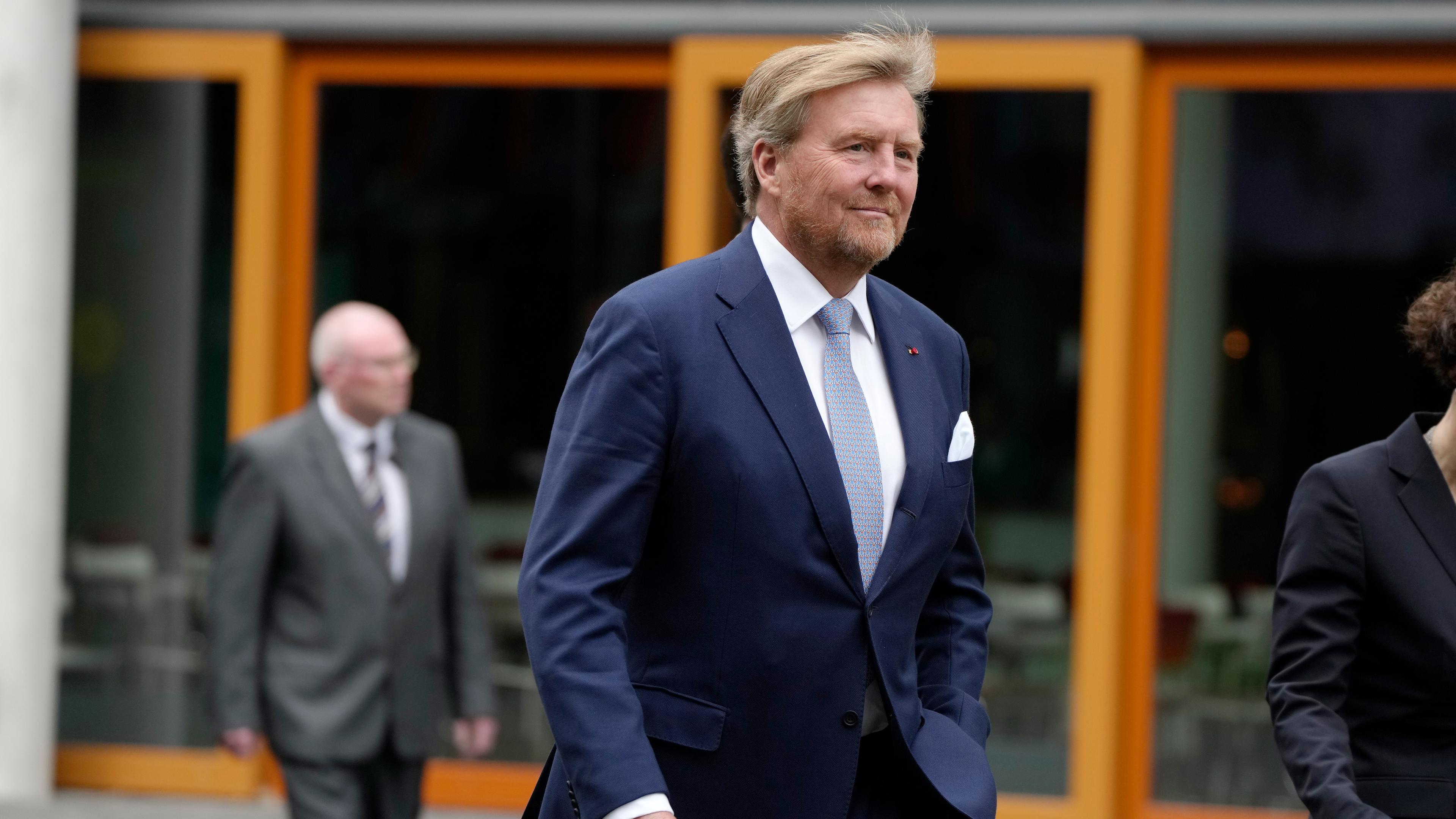 König Willem-Alexander, aufgenommen am 12.04.2023 Amsterdam (Niederlande)