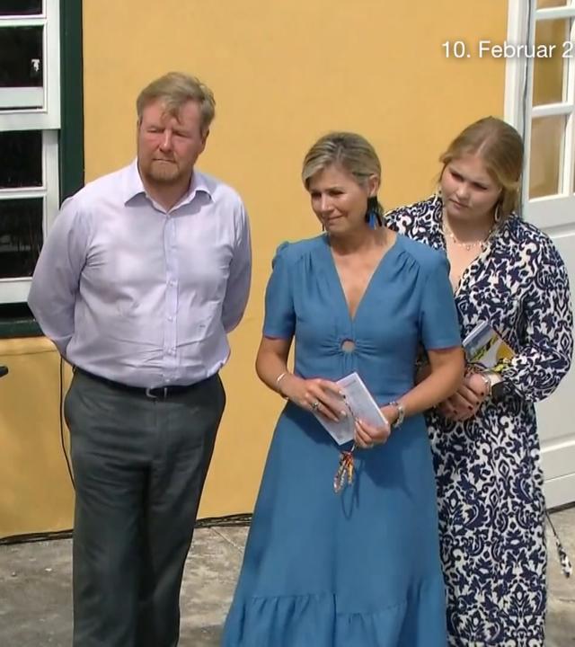 Willem-Alexander, Maxima und Tochter