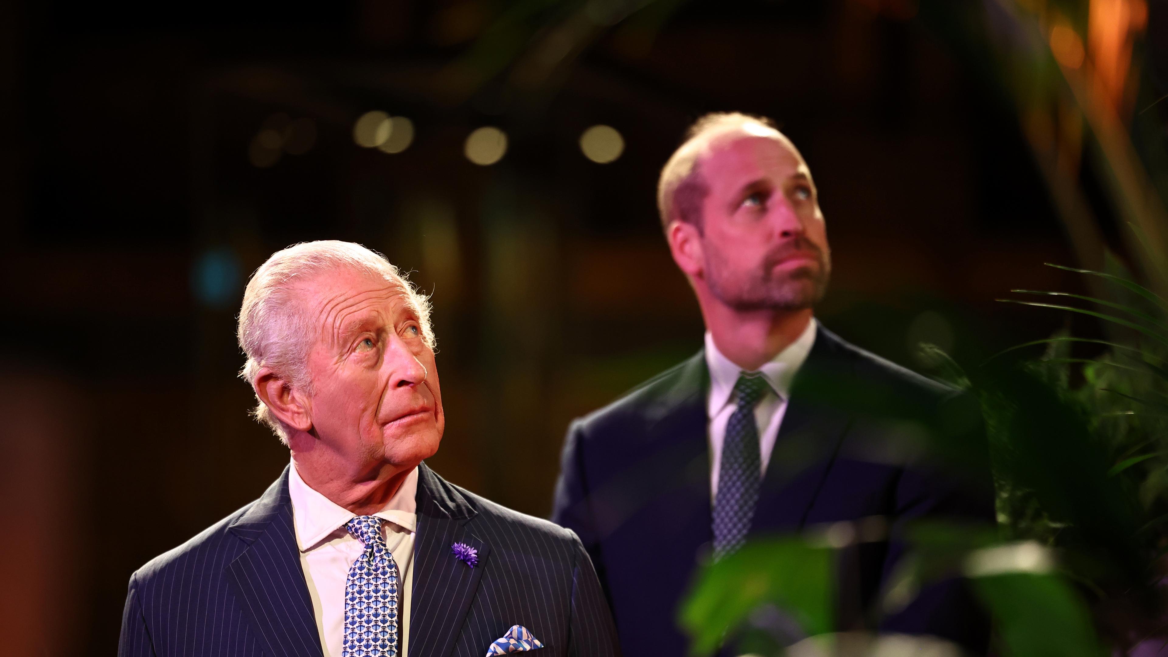William und Charles zusammen auf Klimatreffen