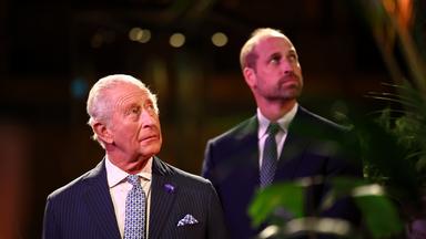 William und Charles zusammen auf Klimatreffen