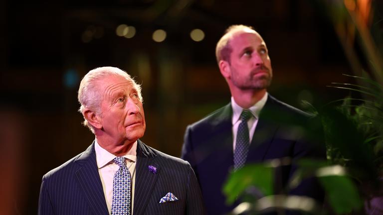 William und Charles zusammen auf Klimatreffen