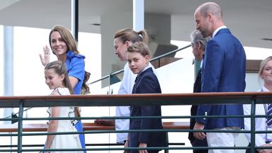 William und Kate mit Familie in Wimbledon