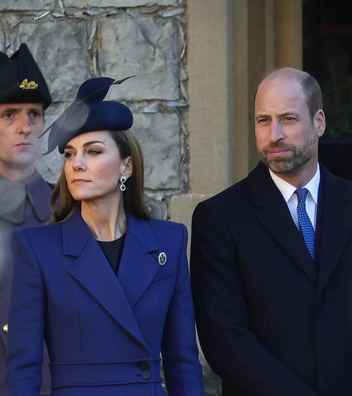 Prinz William und seine Gattin Kate am 03.12.2025. in Windsor, Großbritannien. 
