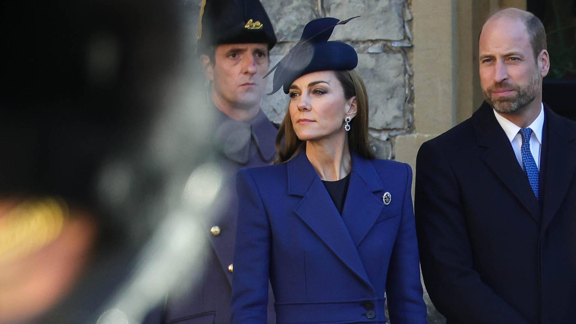 Prinz William und seine Gattin Kate am 03.12.2025. in Windsor, Großbritannien. 