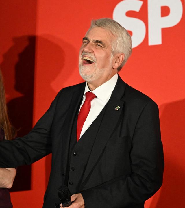 Armin Willingmann von der SPD mit einer Reaktion zur Landtagswahl in Sachsen-Anhalt.