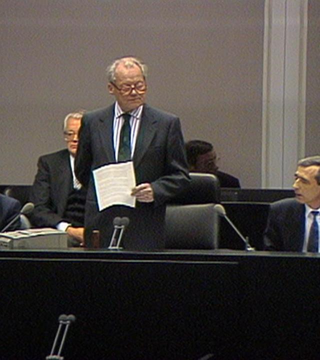 Willy Brandt am 20. Dezember 1990