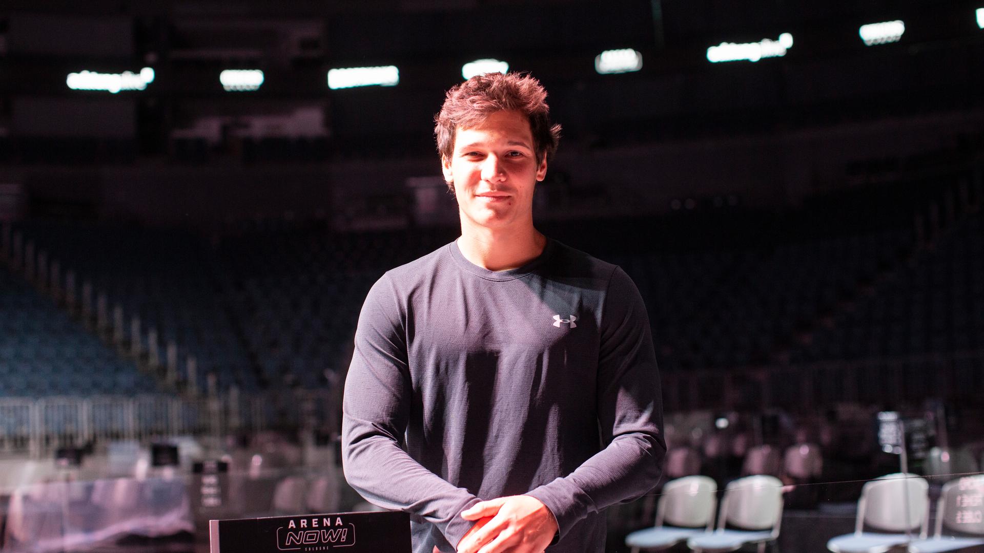 Wincent Weiss vor einem Auftritt