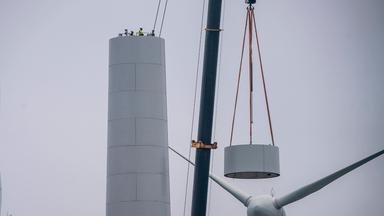 Typical: Aufbau Windrad