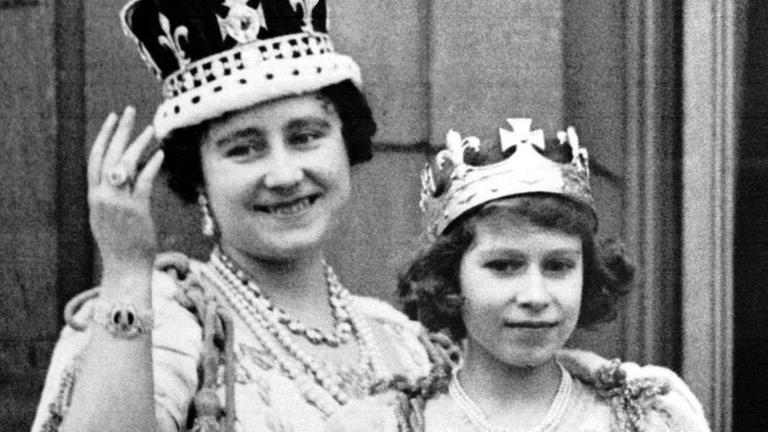 Queen Mum mit Elisabeth