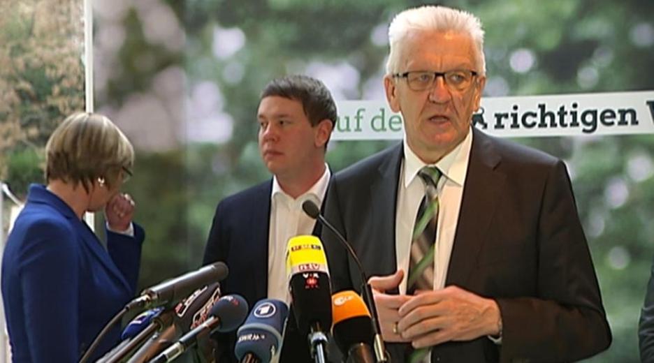 winfried kretschmann vor mikros