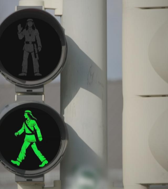 Winnetou als Ampelmännchen
