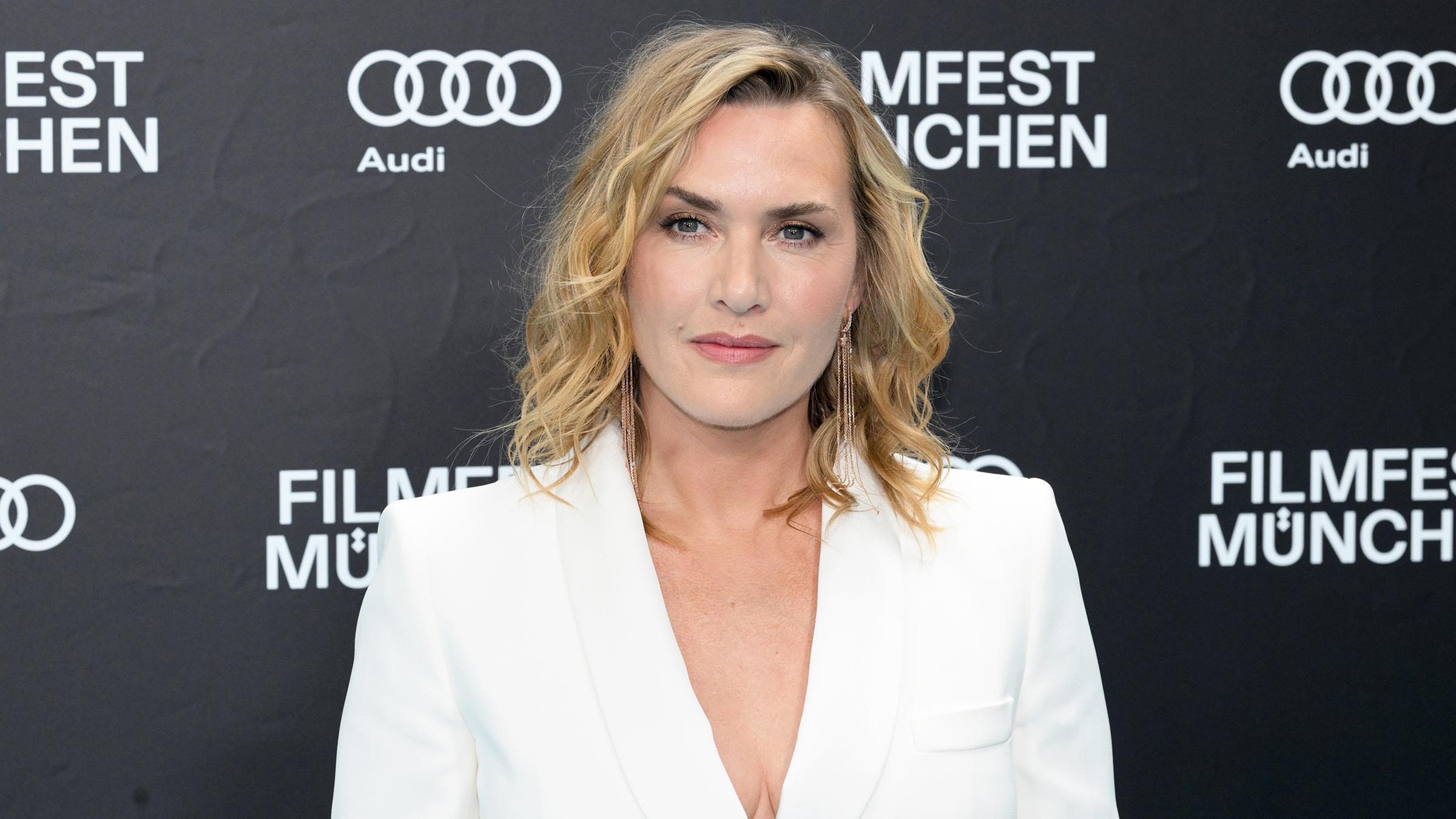 Hollywoodstar Kate Winslet auf dem Roten Teppich des Münchner Filmfests.