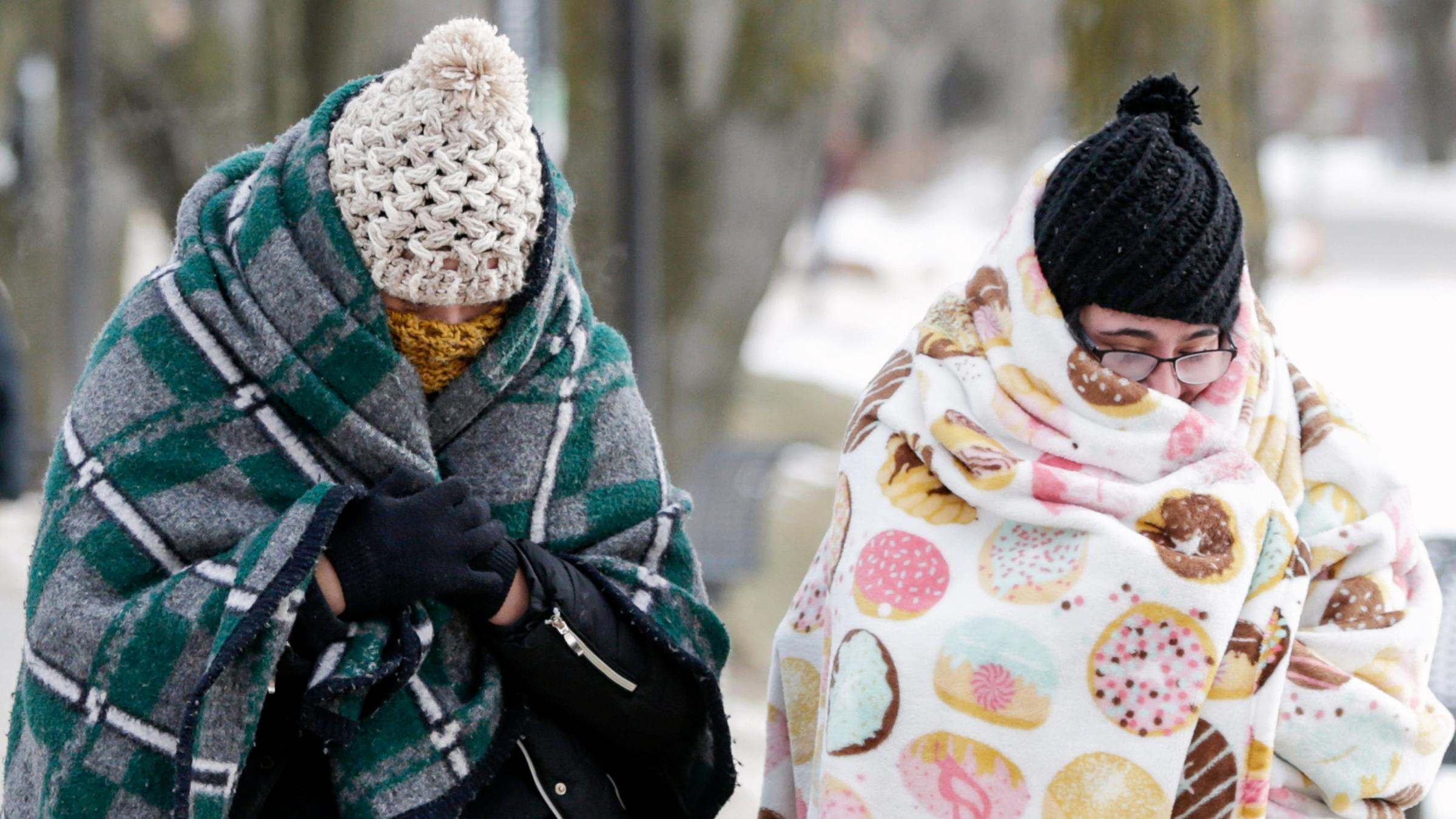 Winter in den USA, aufgenommen am 30.01.2019 in Omaha