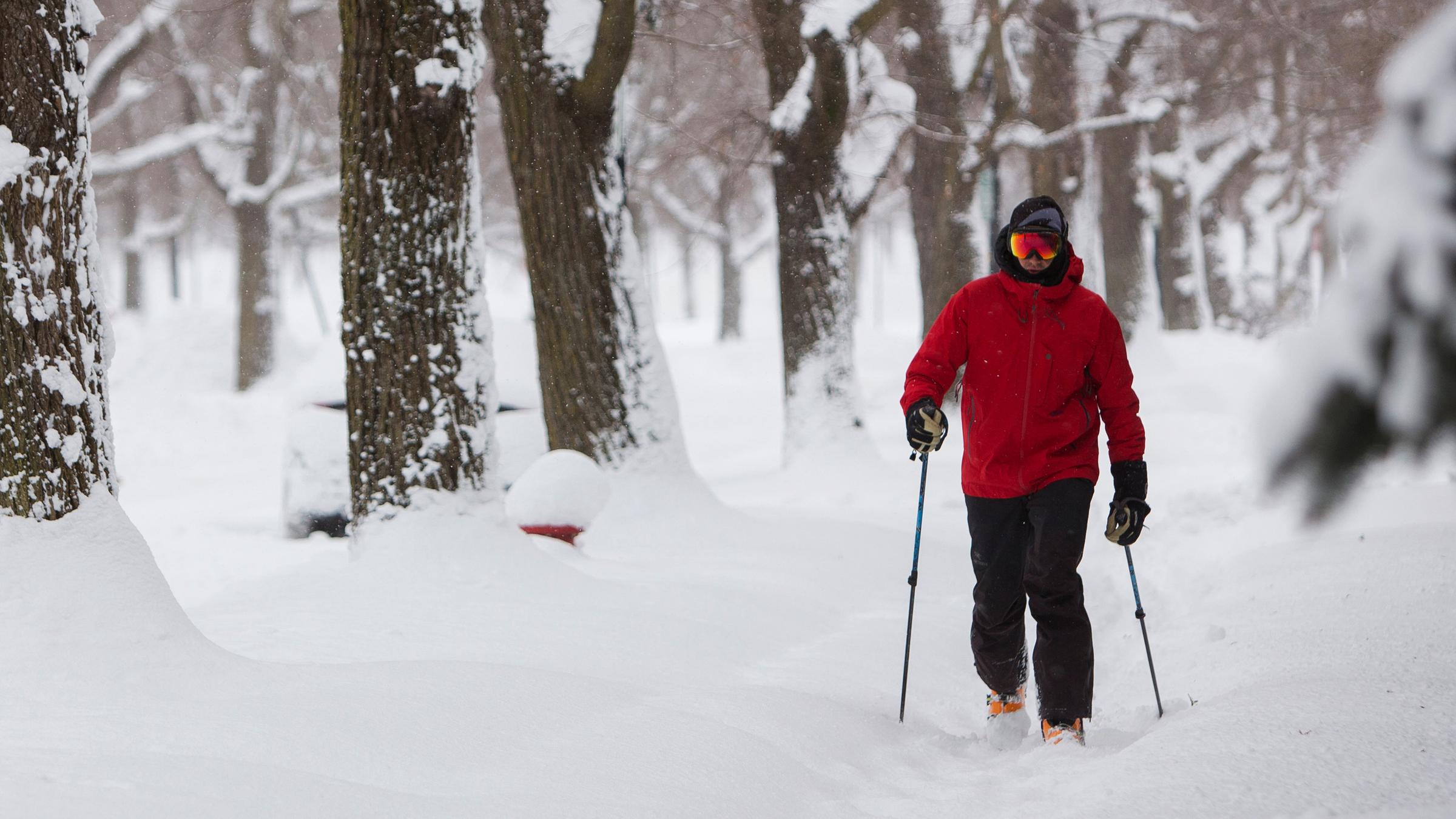 Winter in den USA, aufgenommen am 30.01.2019 in Buffalo 