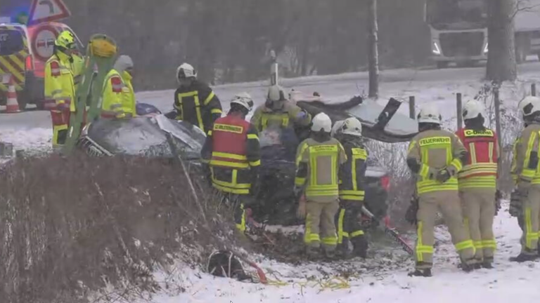 Das Winterwetter sorgt für Chaos 
