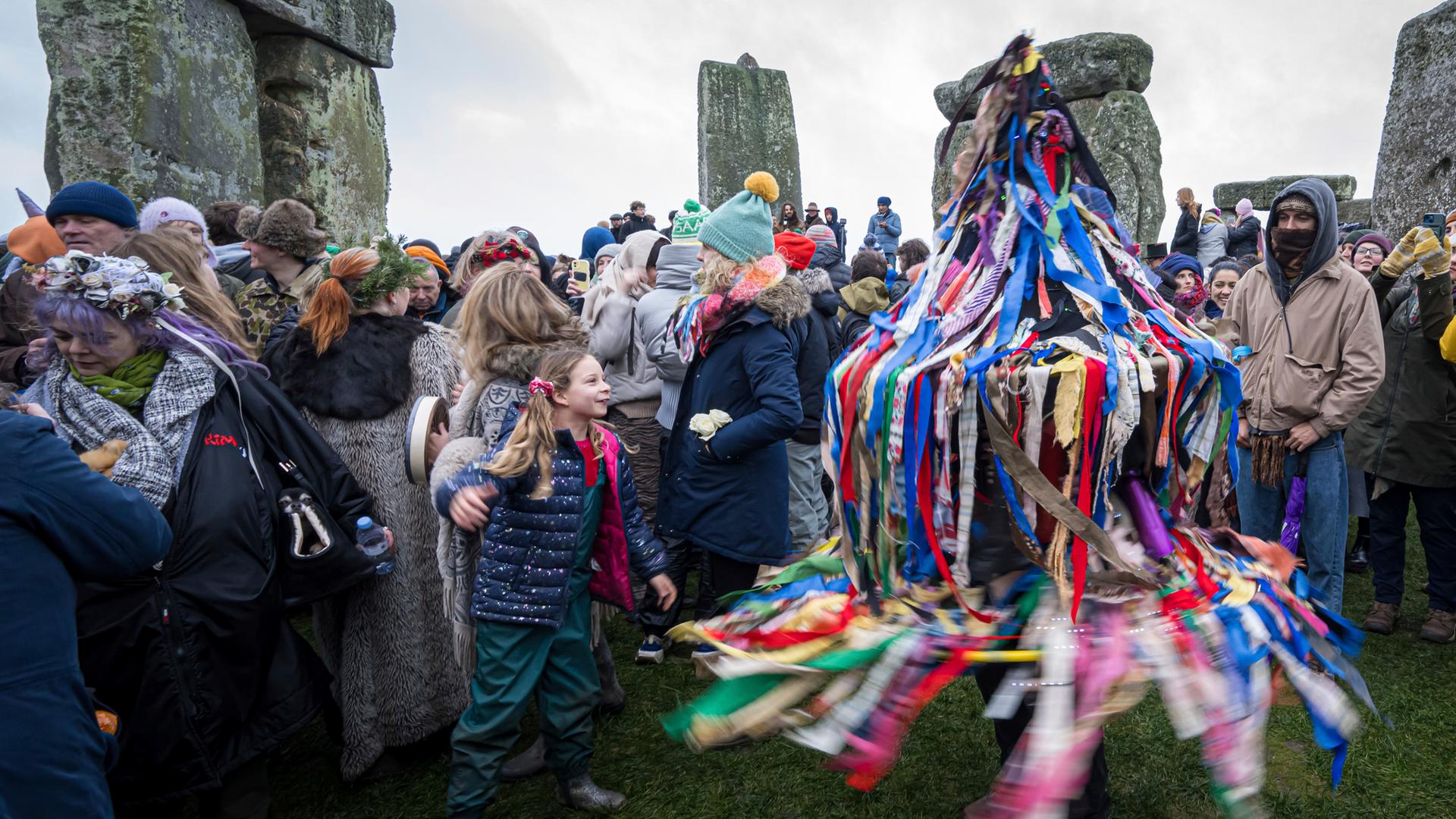 Wintersonnenwende in Stonhenge