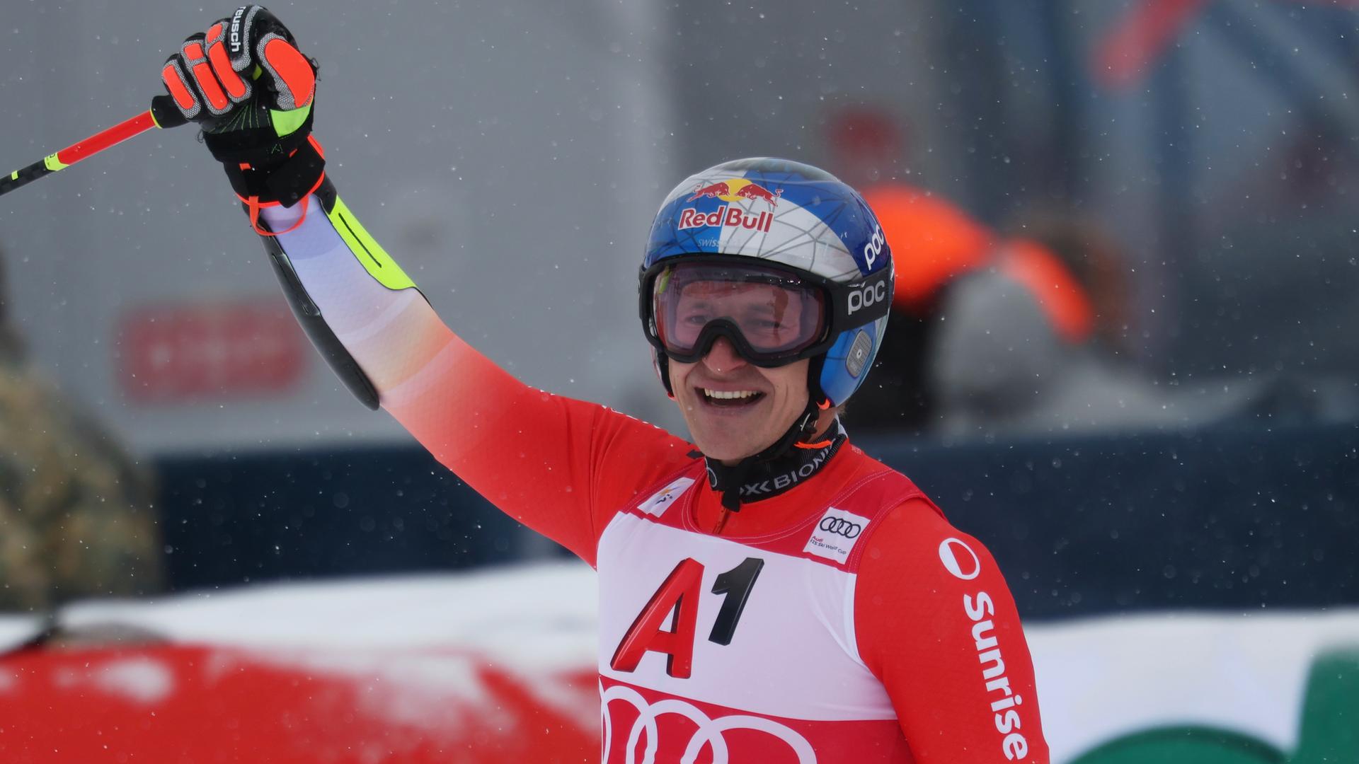 Der Schweizer Marco Odermatt gewinnt das Rennen in Söden.