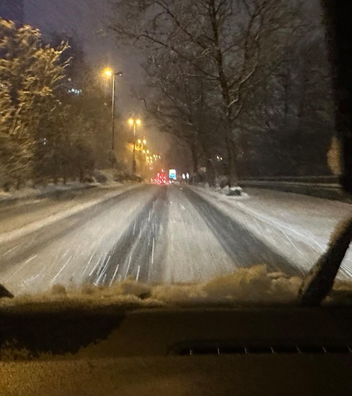 Winterwetter in Frankfurt