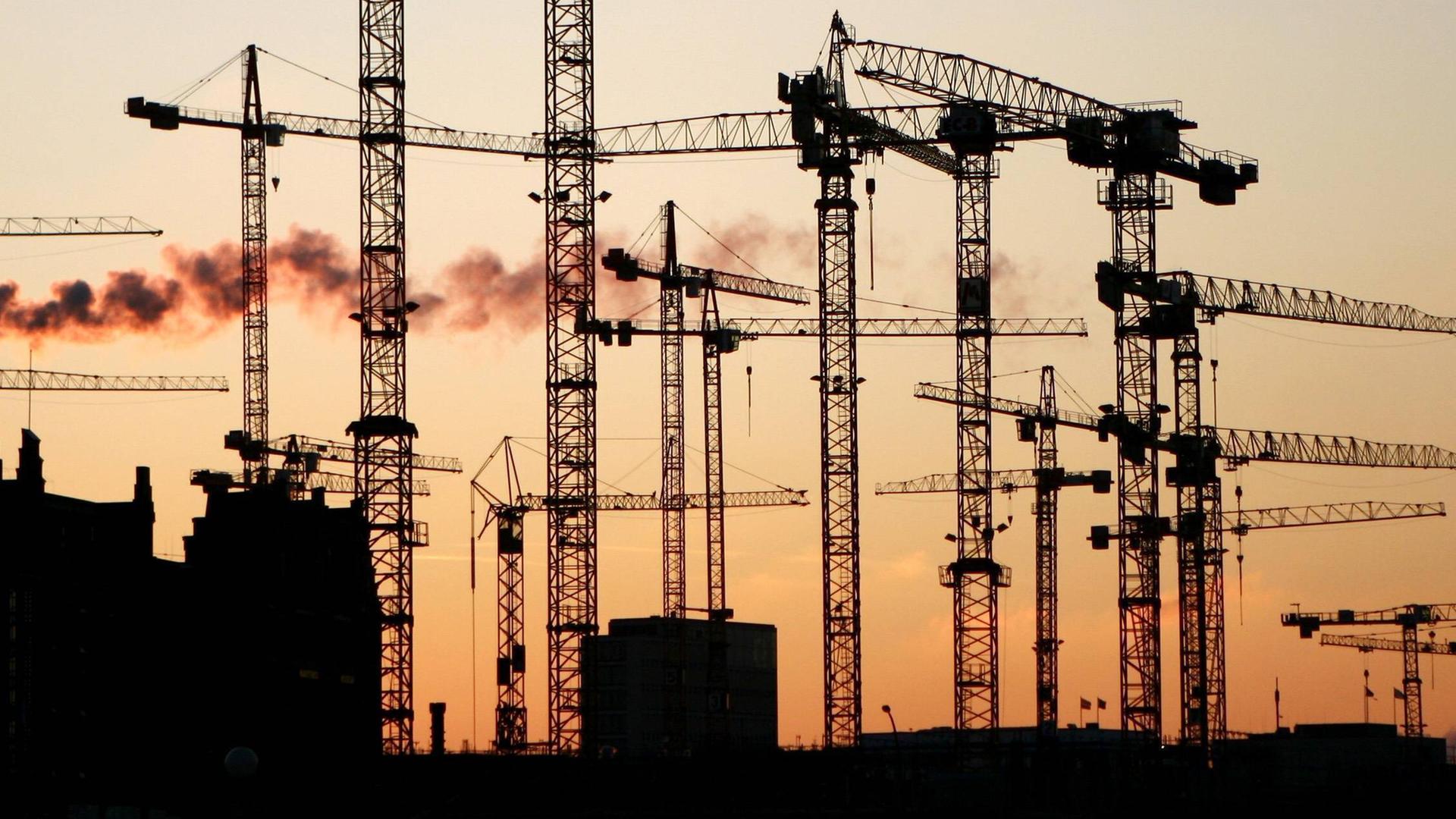 Baukräne in Hamburg