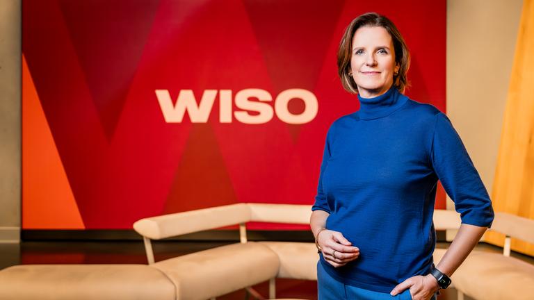 Valerie Haller im WISO-Studio