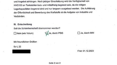 Mit diesem Kreuz nickte Minister Wissing die Schirmherrschaft für seinen Staatssekretär ab - gegen das Votum der Fachreferate.