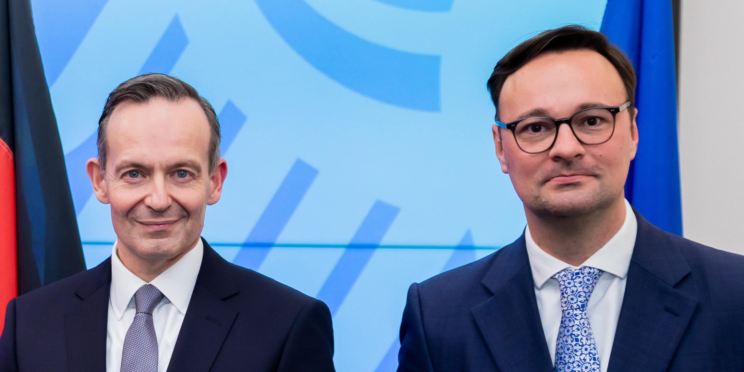 Volker Wissing und Oliver Luksic