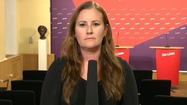 Janine Wissler, die Bundesvorsitzende von "Die Linke"