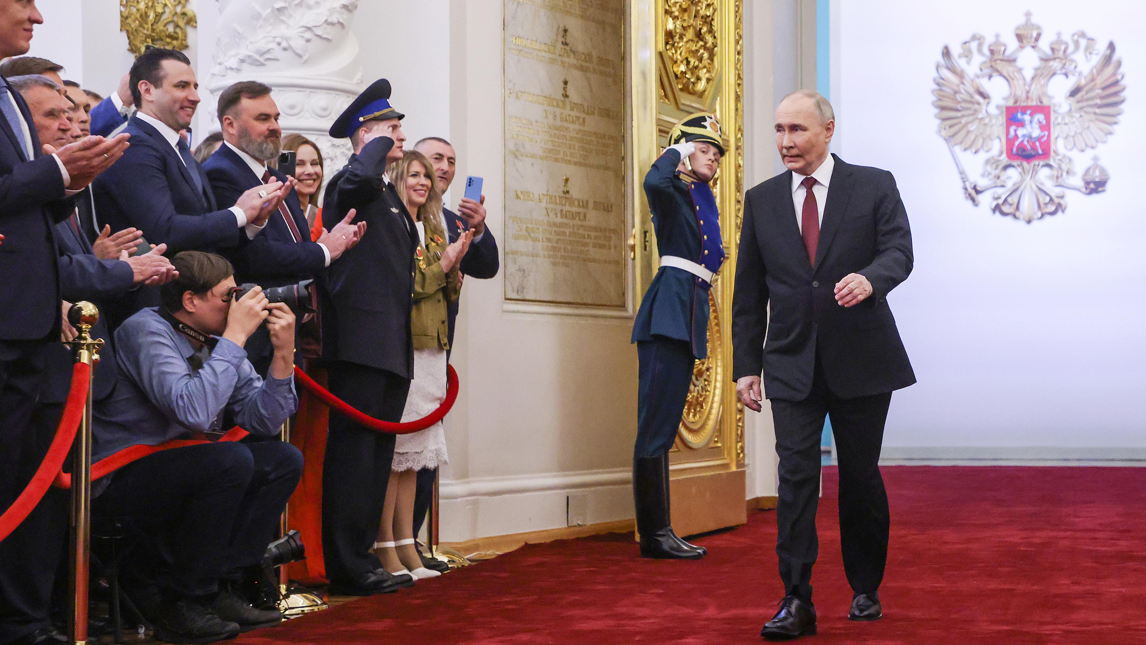 Wladimir Putin, aufgenommen am 07.05.2024 in Moskau (Russland)