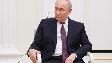 Putin bei einem Treffen mit dem Präsidenten der Republik Seychellen Patrick Herminie