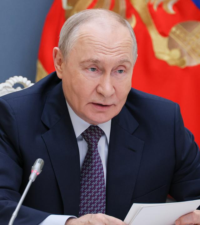 Wladimir Putin, aufgenommen am 15.10.2026 in Moskau (Russland)