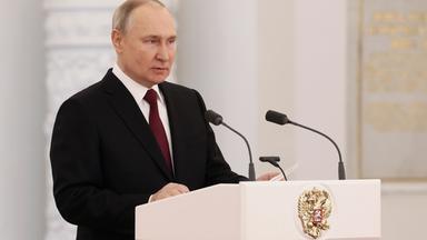 Der russische Präsident Wladimir Putin während einer Zeremonie in Moskau.