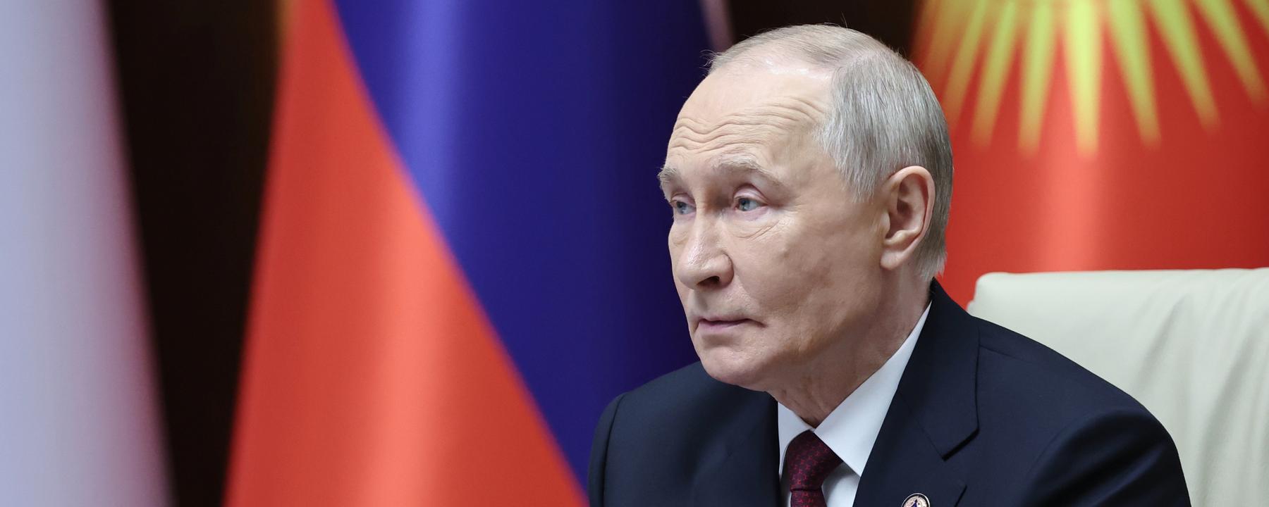 Russlands Präsident Putin bei Gipfeltreffen in Kirgistan