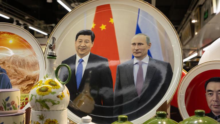Russlands Präsident Wladimir Putin und Chinas Präsident Xi Jinping
