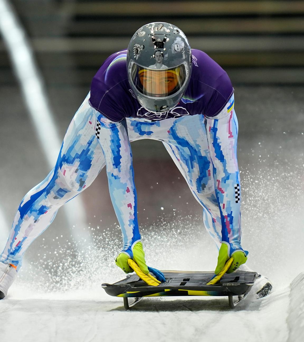 Wladyslaw Heraskewytsch (Ukraine) erreicht das Ziel.