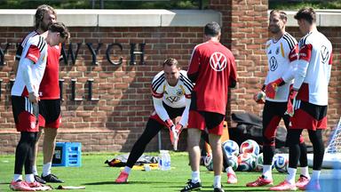 Training der deutschen Nationalmannschaft vor dem ersten WM-Spiel gegen Curaçao am 12.06.2026 in Winston-Salem, USA. 