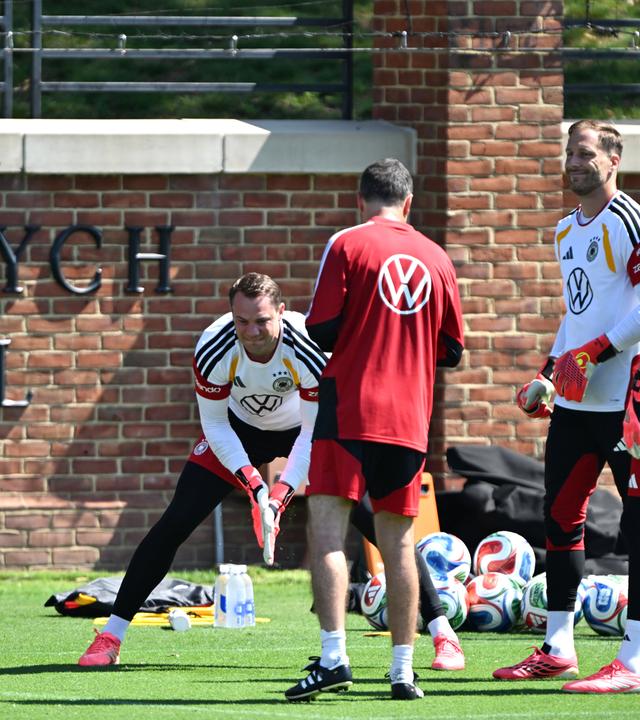Training der deutschen Nationalmannschaft vor dem ersten WM-Spiel gegen Curaçao am 12.06.2026 in Winston-Salem, USA. 