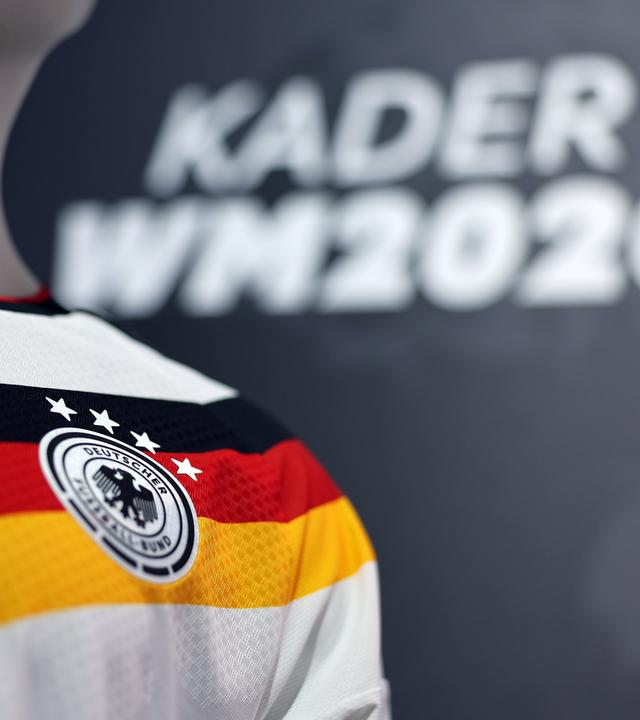Schulterpartie des DFB-Trikots für die WM der Männer 2026.