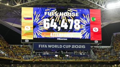 FIFA WM 2026: Kolumbien - Portugal 0:0, mehr als 60.000 Fans