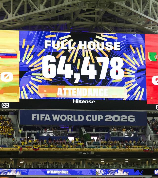 FIFA WM 2026: Kolumbien - Portugal 0:0, mehr als 60.000 Fans