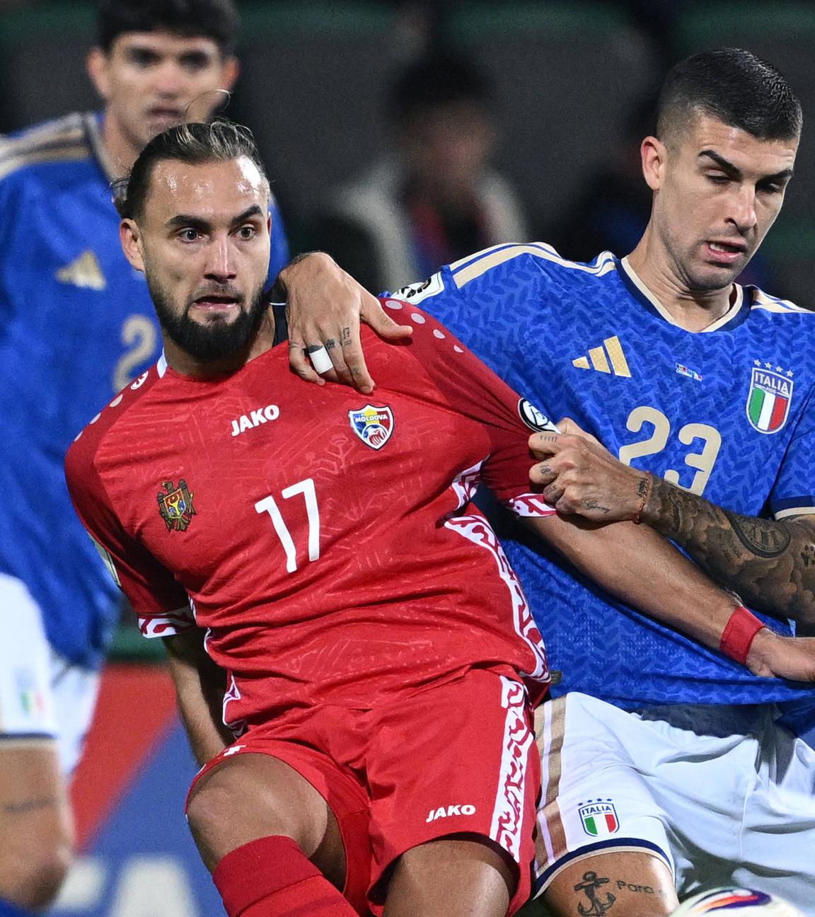 Virgiliu Postolachi und Gianluca Mancini in Chisinau am 13.11.25