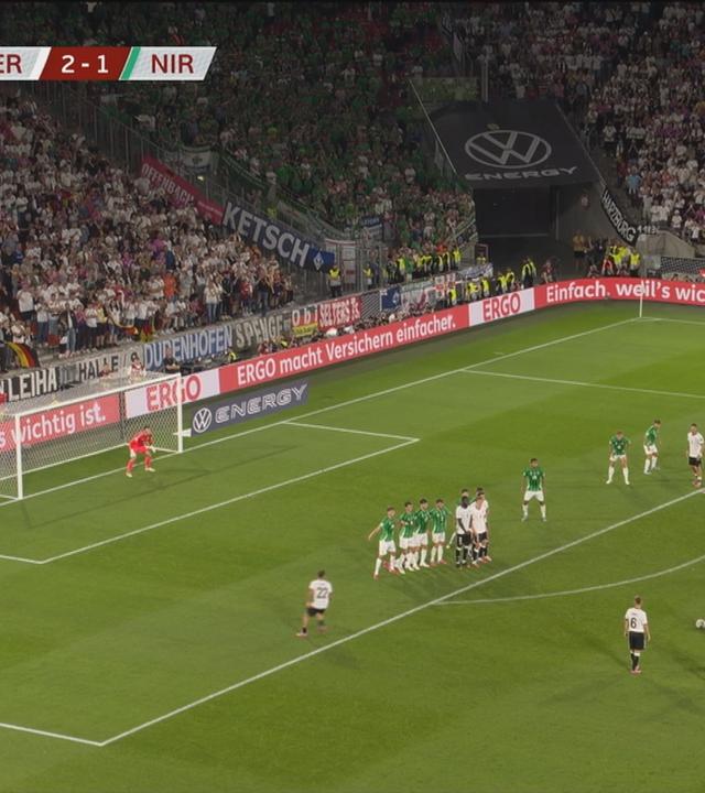 Fußball WM-Qualifikationsspiel Deutschland gegen Nordirland